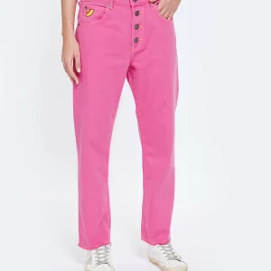 SOLDES TOUT À MIRA MIKATI Jean Broderie Coton Rose 20