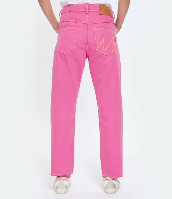 SOLDES TOUT À MIRA MIKATI Jean Broderie Coton Rose 8