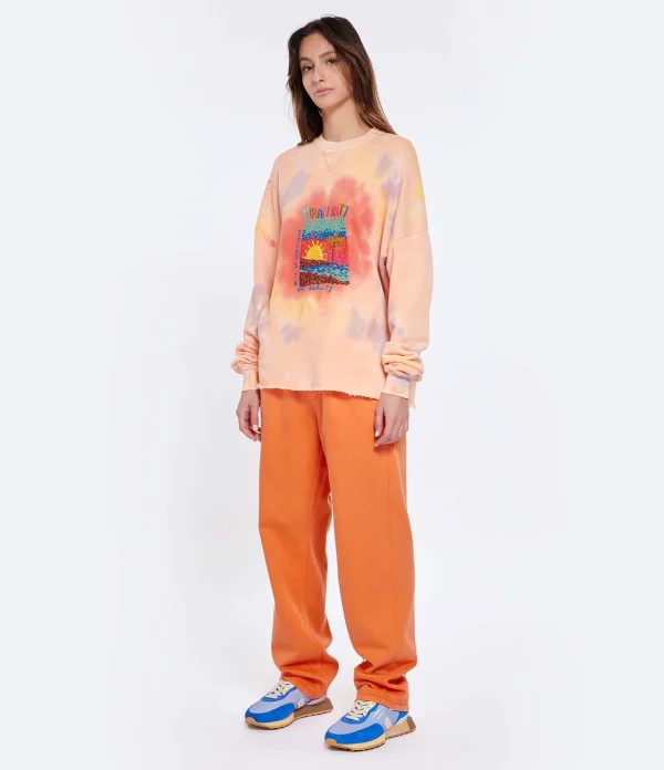 Boutique MIRA MIKATI Jean Coton Orange 6