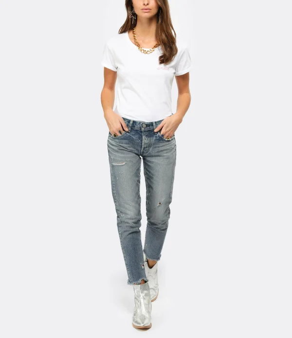 Top ventes Maison Labiche Tee-shirt Amour Blanc 5