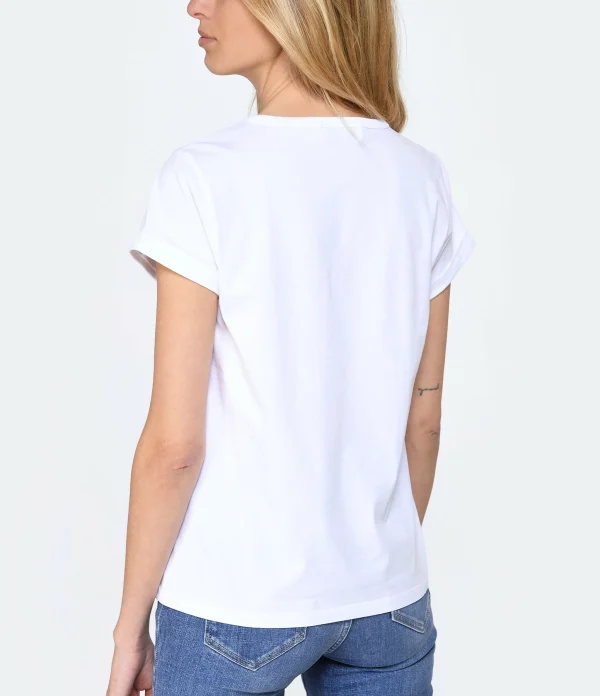 Maison Labiche Tee-shirt Poitou Amour Coton Bio Blanc achetez 6