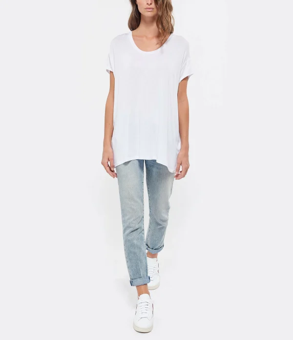 MARGAUX LONNBERG Tee-shirt Marlow Blanc meilleure qualité 4