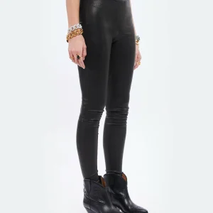 MARGAUX LONNBERG Pantalon Legging Chad Noir grande qualité 17