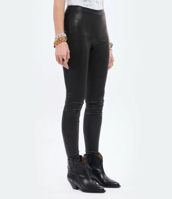 MARGAUX LONNBERG Pantalon Legging Chad Noir grande qualité 5