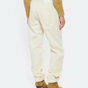 magasin en ligne france MARGAUX LONNBERG Pantalon Cooper Coton Écru 20