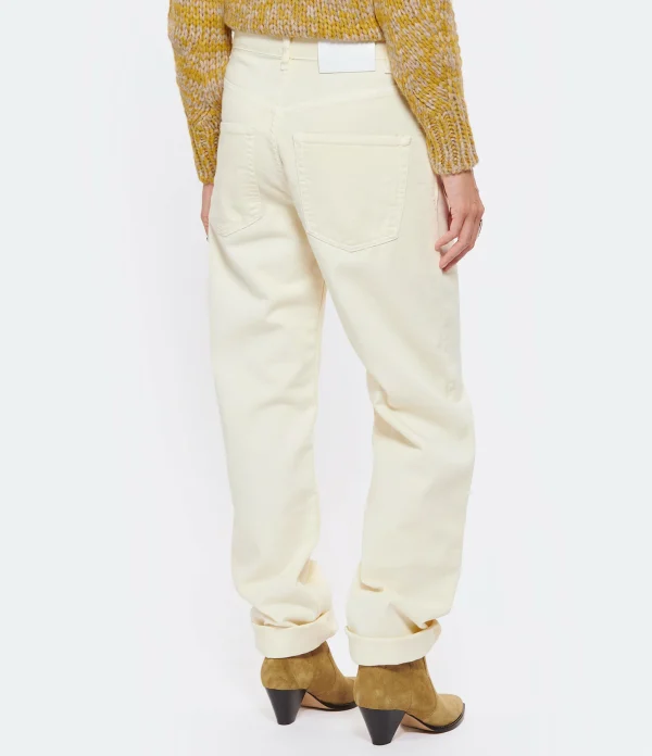 magasin en ligne france MARGAUX LONNBERG Pantalon Cooper Coton Écru 6