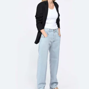 MARGAUX LONNBERG Pantalon Cooper Denim Coton Bleu Clair magasin pour 14