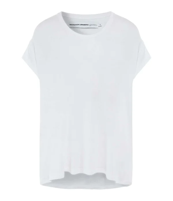 MARGAUX LONNBERG Tee-shirt Marlow Blanc meilleure qualité 1