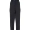 pas cher MARGAUX LONNBERG Pantalon Anatole Laine Vierge Navy 20