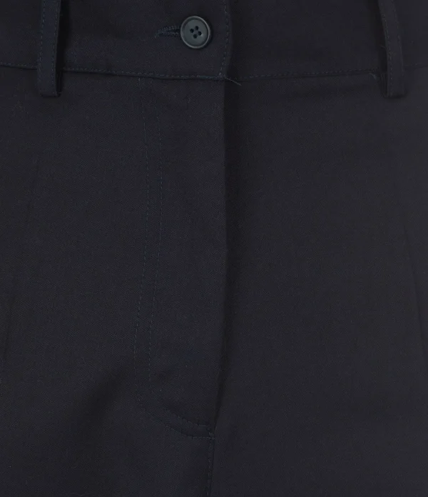 pas cher MARGAUX LONNBERG Pantalon Anatole Laine Vierge Navy 3