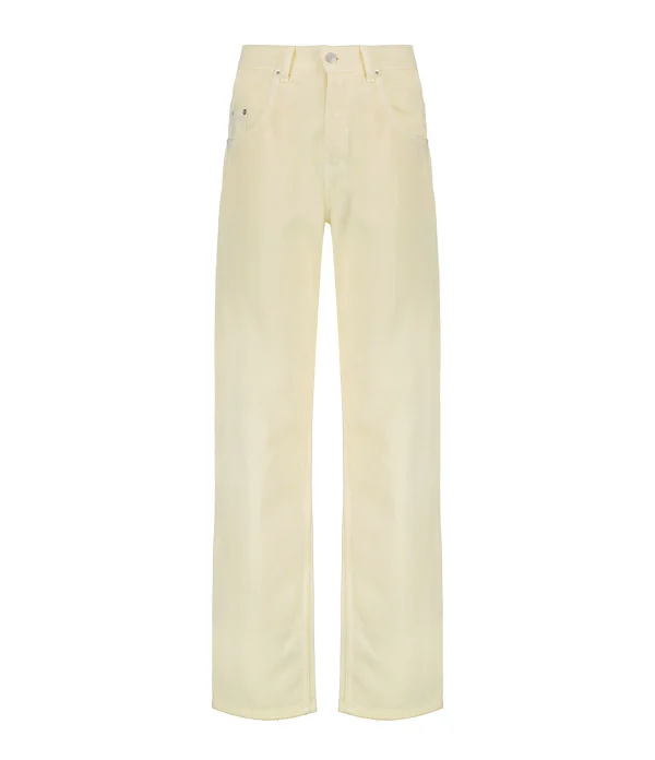 magasin en ligne france MARGAUX LONNBERG Pantalon Cooper Coton Écru 1