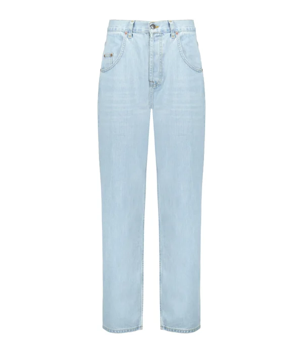 MARGAUX LONNBERG Pantalon Cooper Denim Coton Bleu Clair magasin pour 1