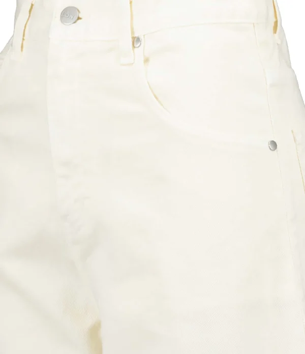 a Prix Discount MARGAUX LONNBERG Pantalon Parker Denim Coton Écru 3