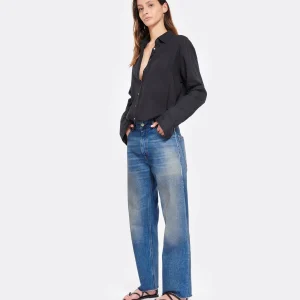 MM6 Maison Margiela Pantalon Denim Coton Bleu Moyen se précipiter pour acheter 11