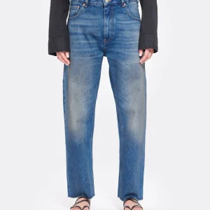 MM6 Maison Margiela Pantalon Denim Coton Bleu Moyen se précipiter pour acheter 13