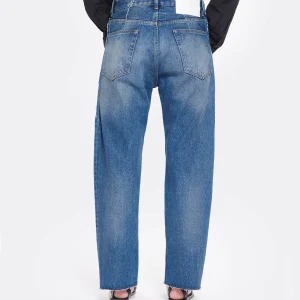 MM6 Maison Margiela Pantalon Denim Coton Bleu Moyen se précipiter pour acheter 15