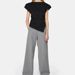 MM6 Maison Margiela Pantalon Gris marque pas cher 12