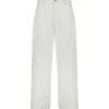 Couleurs variées MM6 Maison Margiela Pantalon Droit Coton Blanc 17