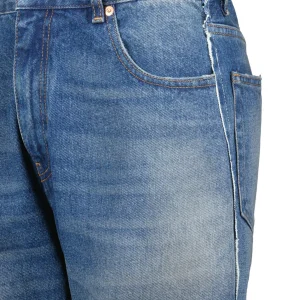 MM6 Maison Margiela Pantalon Denim Coton Bleu Moyen se précipiter pour acheter 9