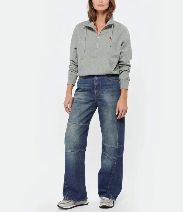 MM6 Maison Margiela Jean Bleu, Collection Studio marque pas cher 4