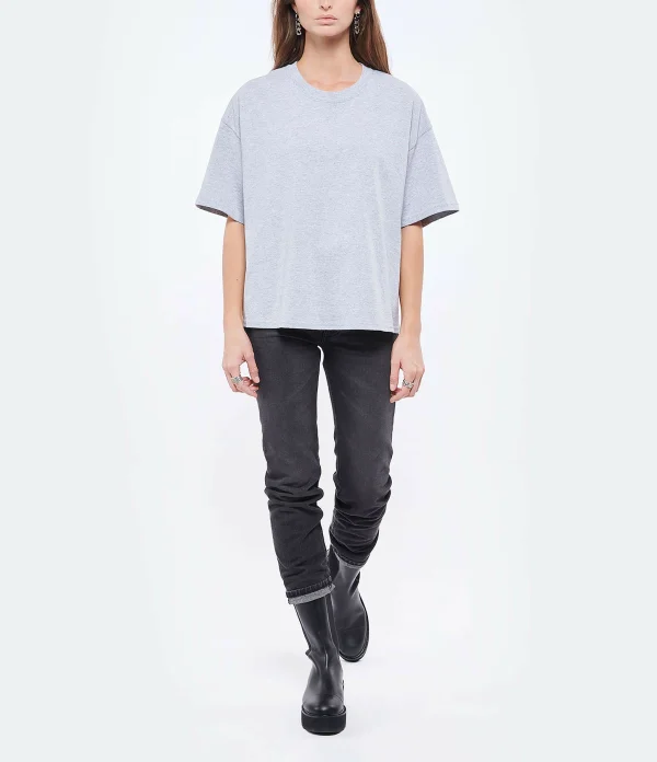 Paris Modetrotter Tee-shirt Chris Coton Gris 5