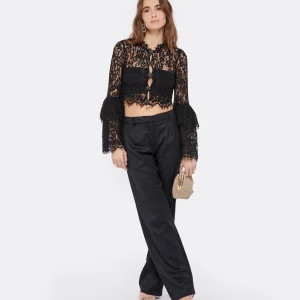 Vente Modetrotter Pantalon Firmin Thorens Laine Noir 18