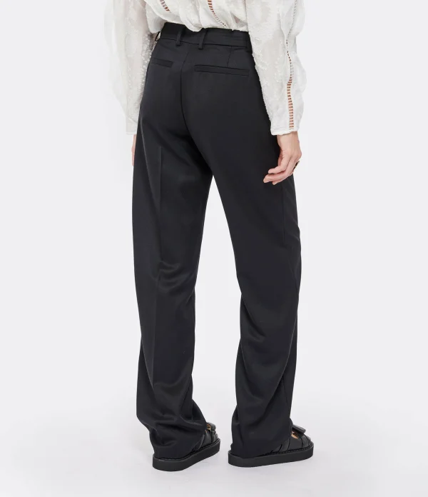 Vente Modetrotter Pantalon Firmin Thorens Laine Noir 6