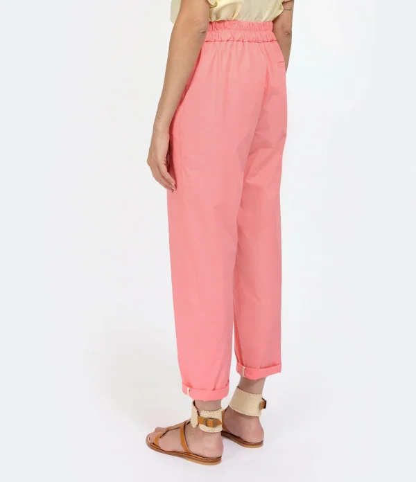 Momoni Pantalon Idaho Coton Corail à prix très bas 6