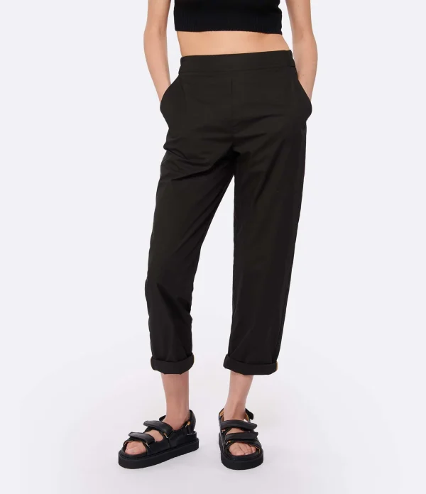 vente chaude Momoni Pantalon Idaho Coton Noir 5