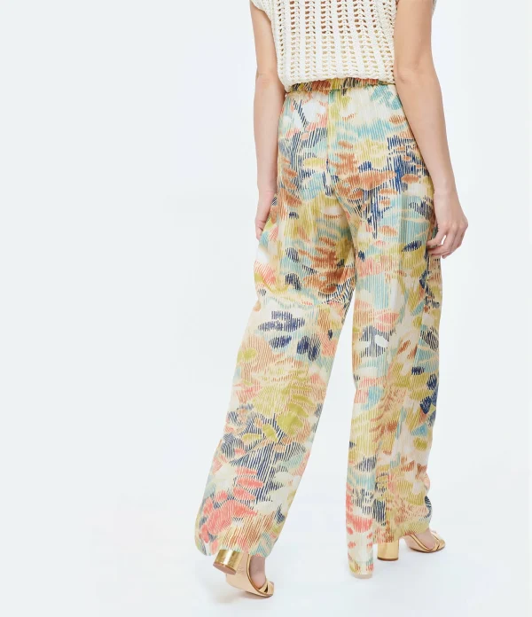 des prix incroyables Momoni Pantalon Aspen Soie Multicolore 6