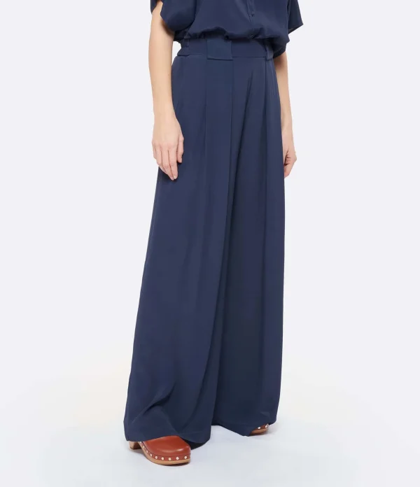 Momoni Pantalon Aspen Bleu Nuit achat pas cher 5