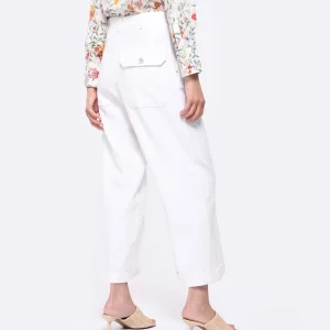 Momoni Pantalon Grecale Blanc achat 13