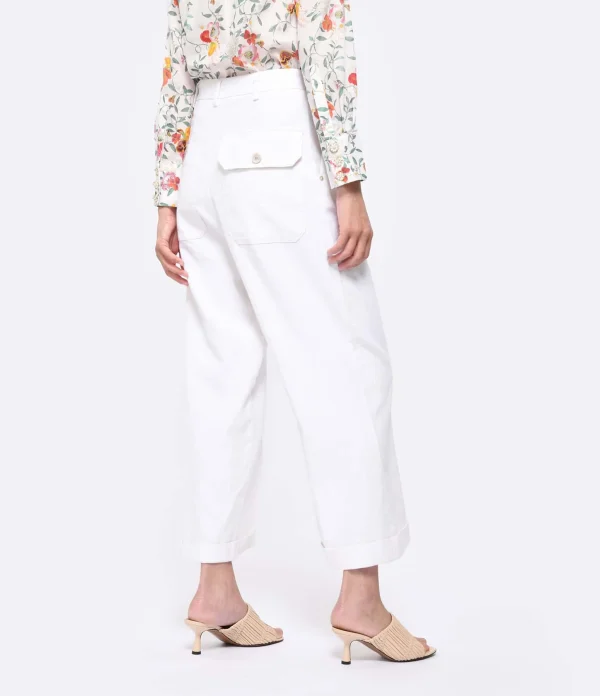 Momoni Pantalon Grecale Blanc achat 5