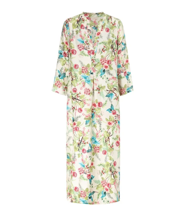 Momoni Robe Janie Soie Fleur magasin 1