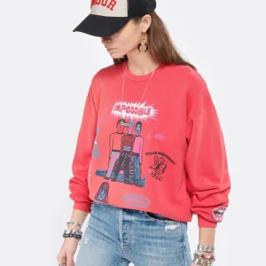 Nouvelle tendance MOTHER Sweatshirt The Drop Square Coton Think Sideways 12