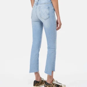 Authenticité garantie MOTHER Jean The Insider Crop Step Fray Denim Bleu Limited 15