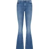 achetez pas cher MOTHER Jean The Weekender Fray Denim A Groovy Kind Of Love 17