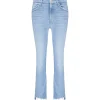 Authenticité garantie MOTHER Jean The Insider Crop Step Fray Denim Bleu Limited 14