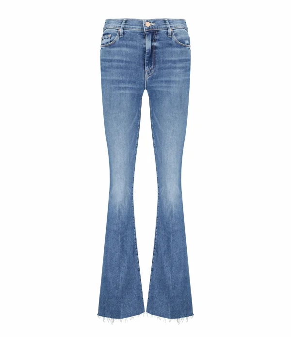 Satisfait ou Remboursé MOTHER Jean The Weekender Fray Jean Denim Bleu Walking On Coals 1