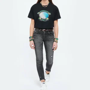 MOUSSY VINTAGE Jean Checotah Skinny Denim Noir Authentic Original licence 11