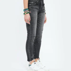 MOUSSY VINTAGE Jean Checotah Skinny Denim Noir Authentic Original licence 13