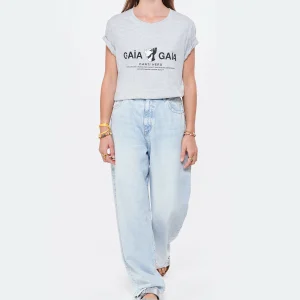 solde en ligne MOUSSY VINTAGE Jean Blue Villas Wide Denim Bleu Clair 18