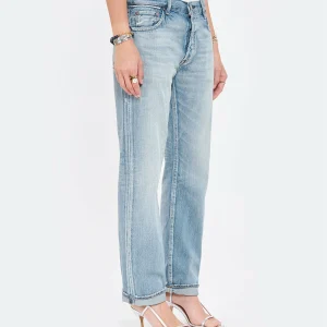 Satisfait ou Remboursé MOUSSY VINTAGE Jean Fanuel Light Oz Straight Denim Bleu 19