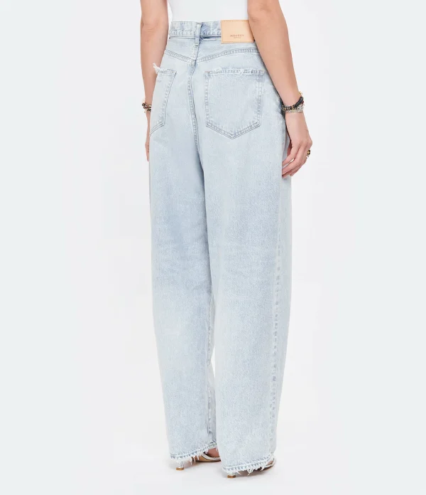 solde en ligne MOUSSY VINTAGE Jean Blue Villas Wide Denim Bleu Clair 8