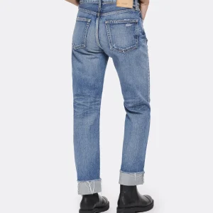 MOUSSY VINTAGE Jean Franconia Straight Denim Bleu Promotio de vente 17