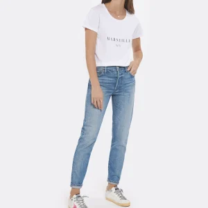 soldes pas cher MOUSSY VINTAGE Jean Evans Tapered Denim Bleu 11