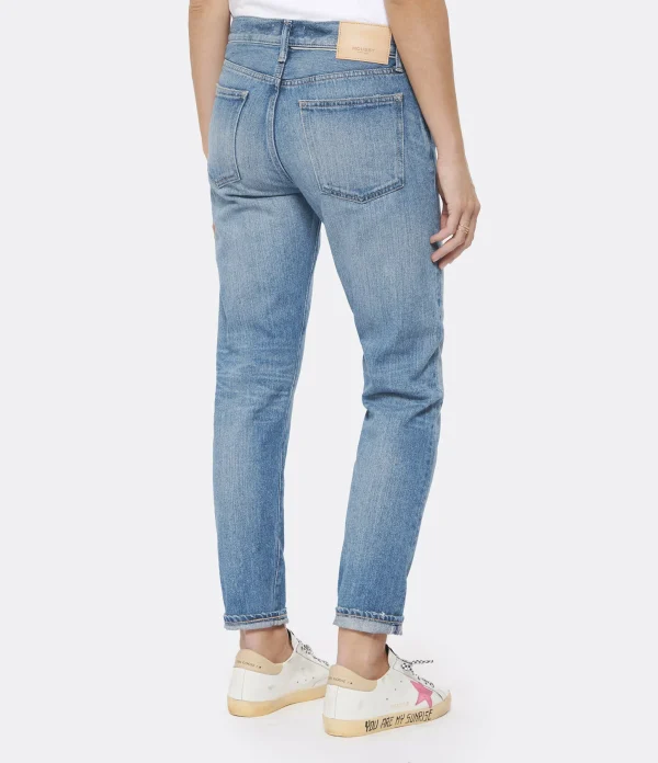 soldes pas cher MOUSSY VINTAGE Jean Evans Tapered Denim Bleu 6