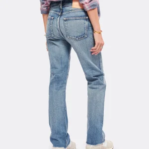 MOUSSY VINTAGE Jean Sawdust Straight Denim Bleu Livraison Standard/Rapide 19