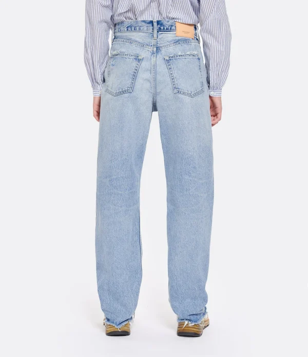 en ligne vente MOUSSY VINTAGE Jean MV Brighton Wide Straight Denim Bleu Clair 6