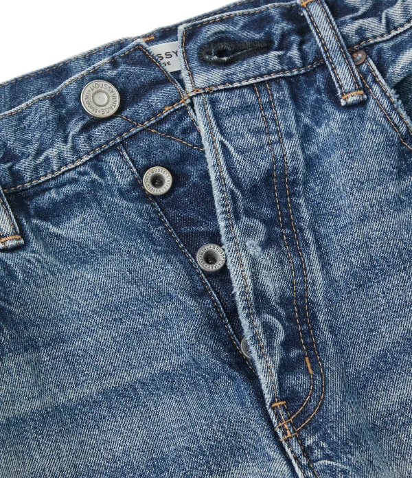 MOUSSY VINTAGE Jean Sawdust Straight Denim Bleu Livraison Standard/Rapide 4